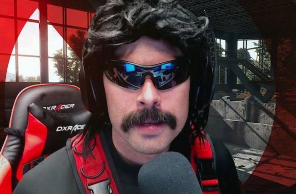 Image for Twitch personality Dr. DisRespect's home shot at during a livestream