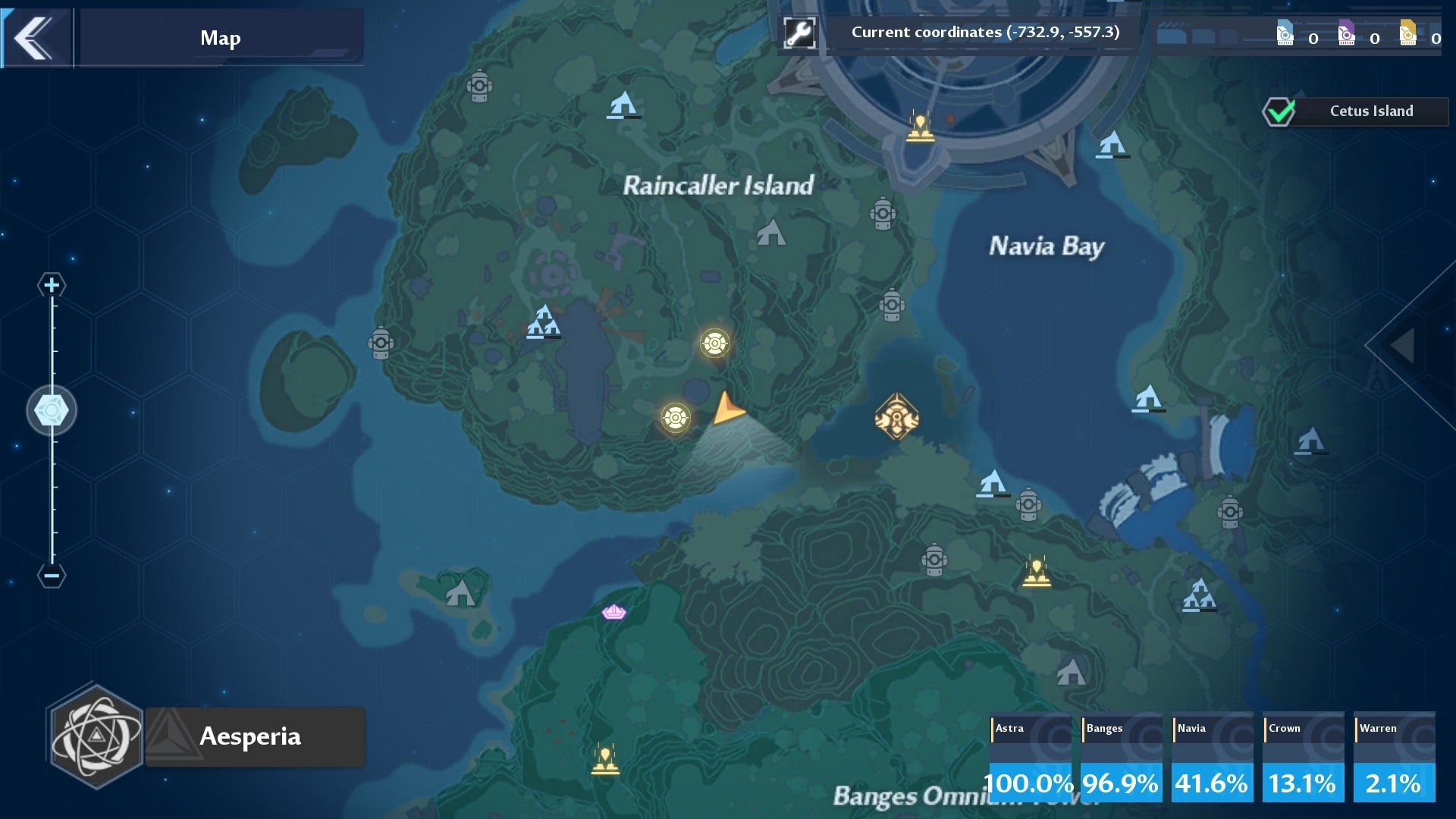 Tower of Fantasy Constellations  all smart telescope locations - 37