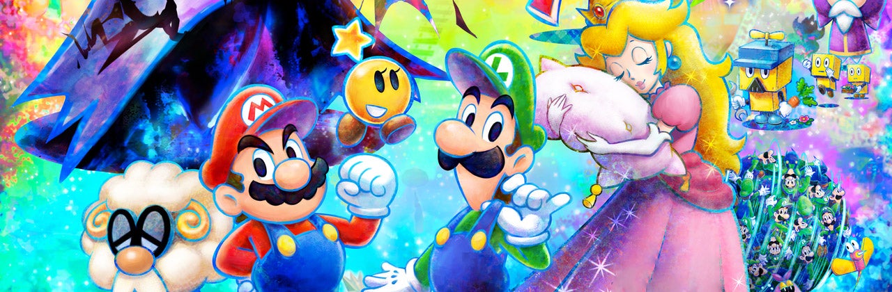 Mario luigi dream. Nintendo 3ds Mario Luigi Dream Team Bros. Mario and Luigi Dream Team. The Mario Theory. Mario and Luigi Dream Team Wallpaper.