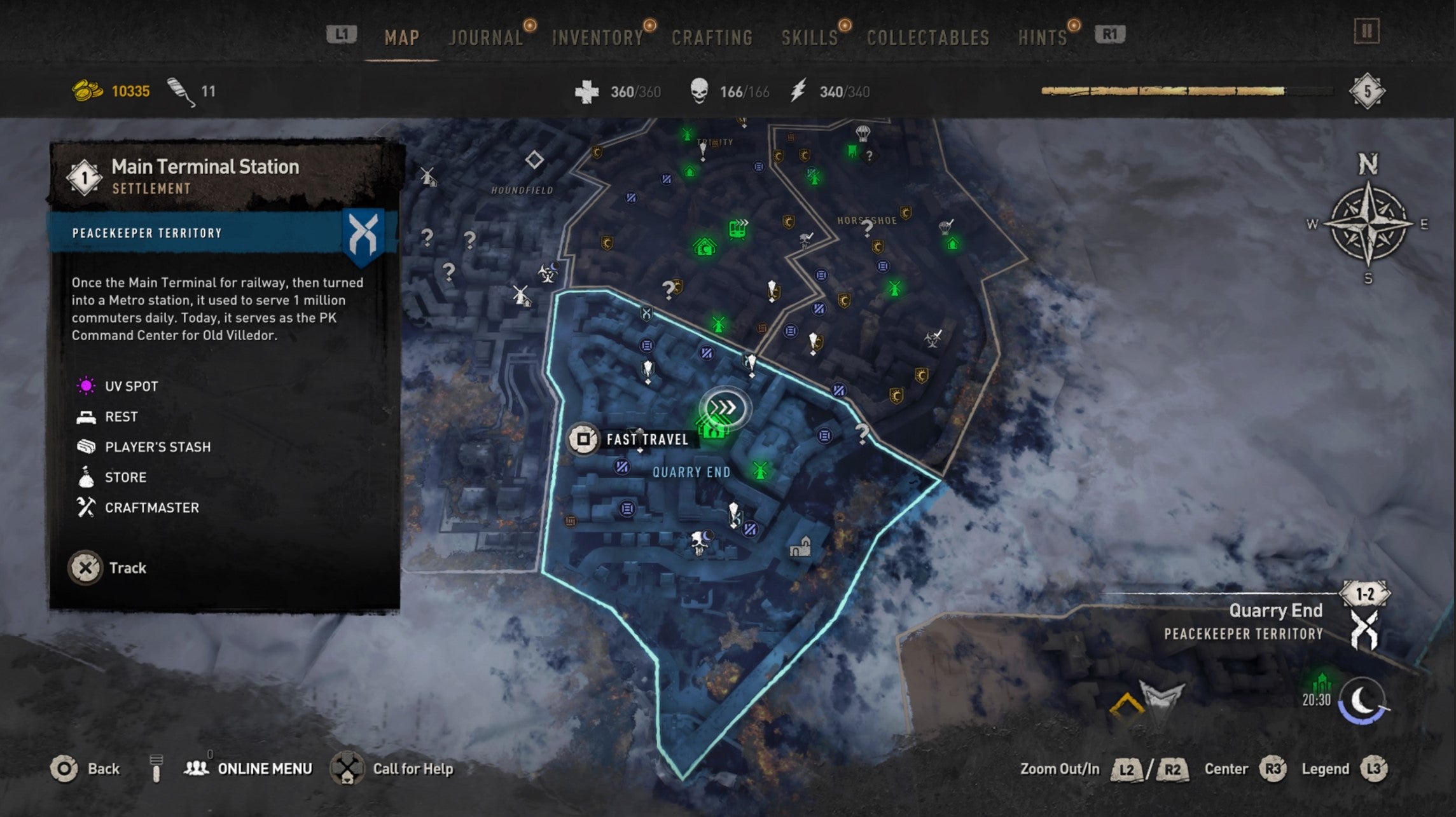 How to fast travel in Dying Light 2 and use Metro Stations - 57