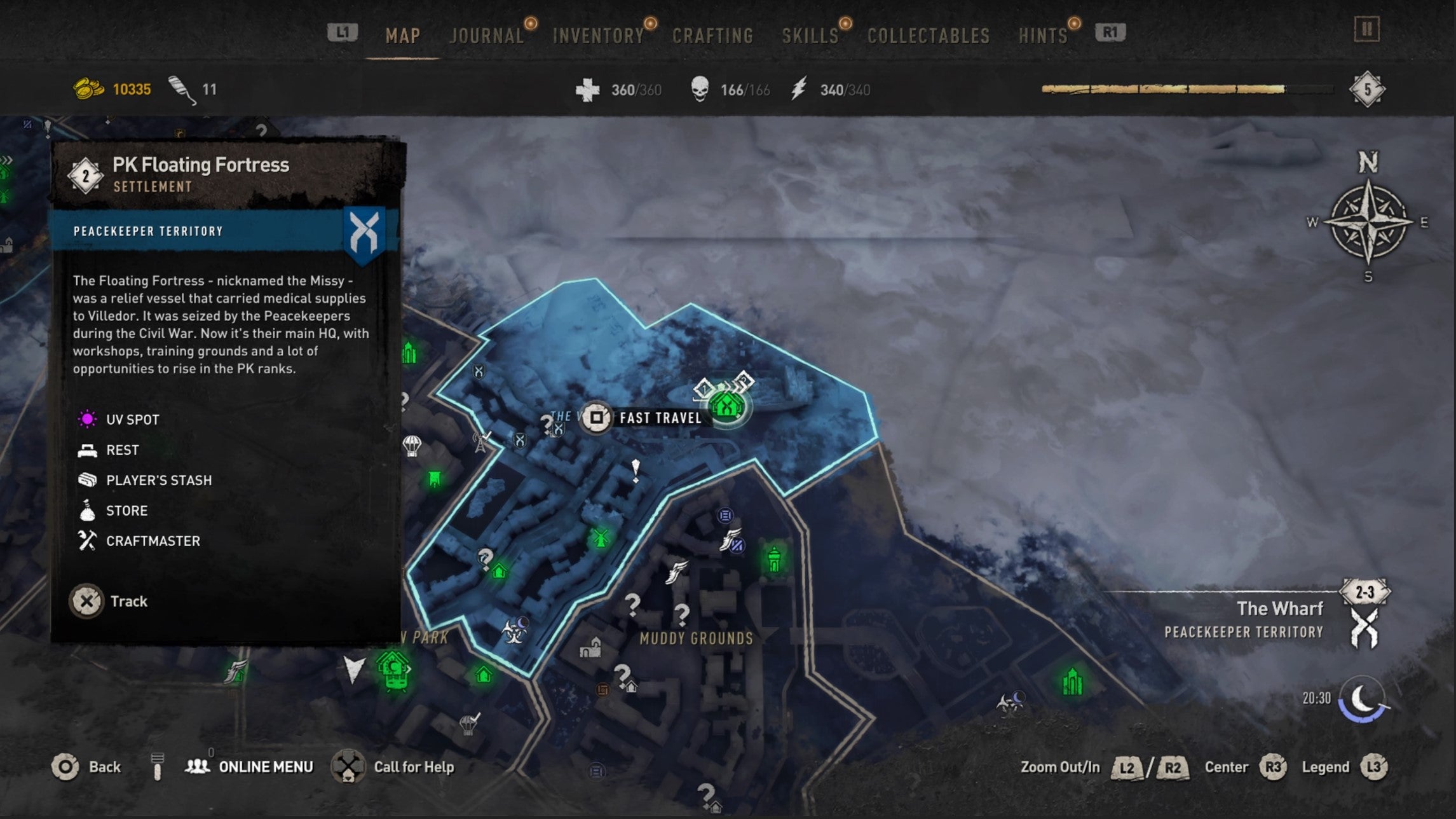 How to fast travel in Dying Light 2 and use Metro Stations - 48