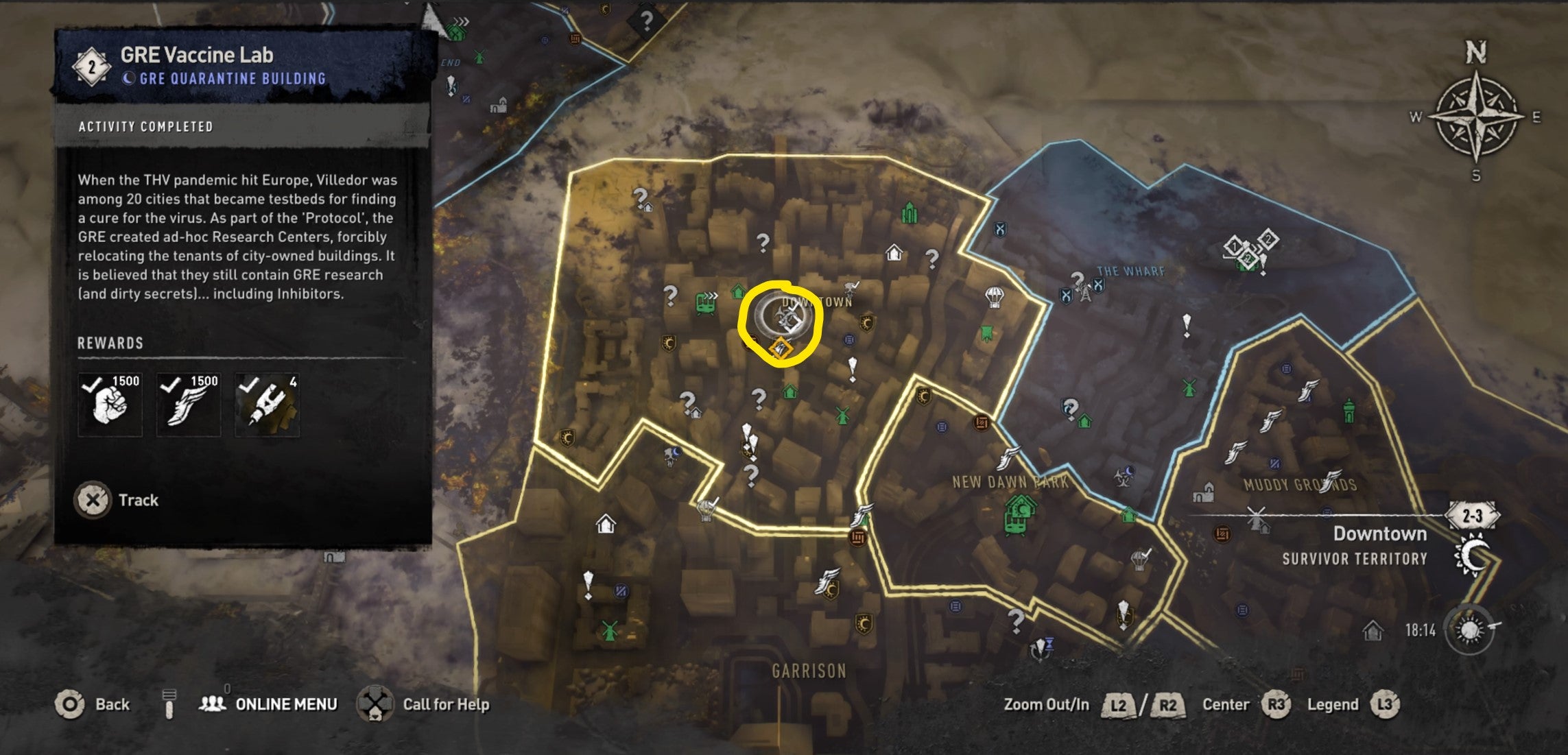 Dying Light 2 GRE Quarantine Locations   How do you complete GRE Facilities  - 69