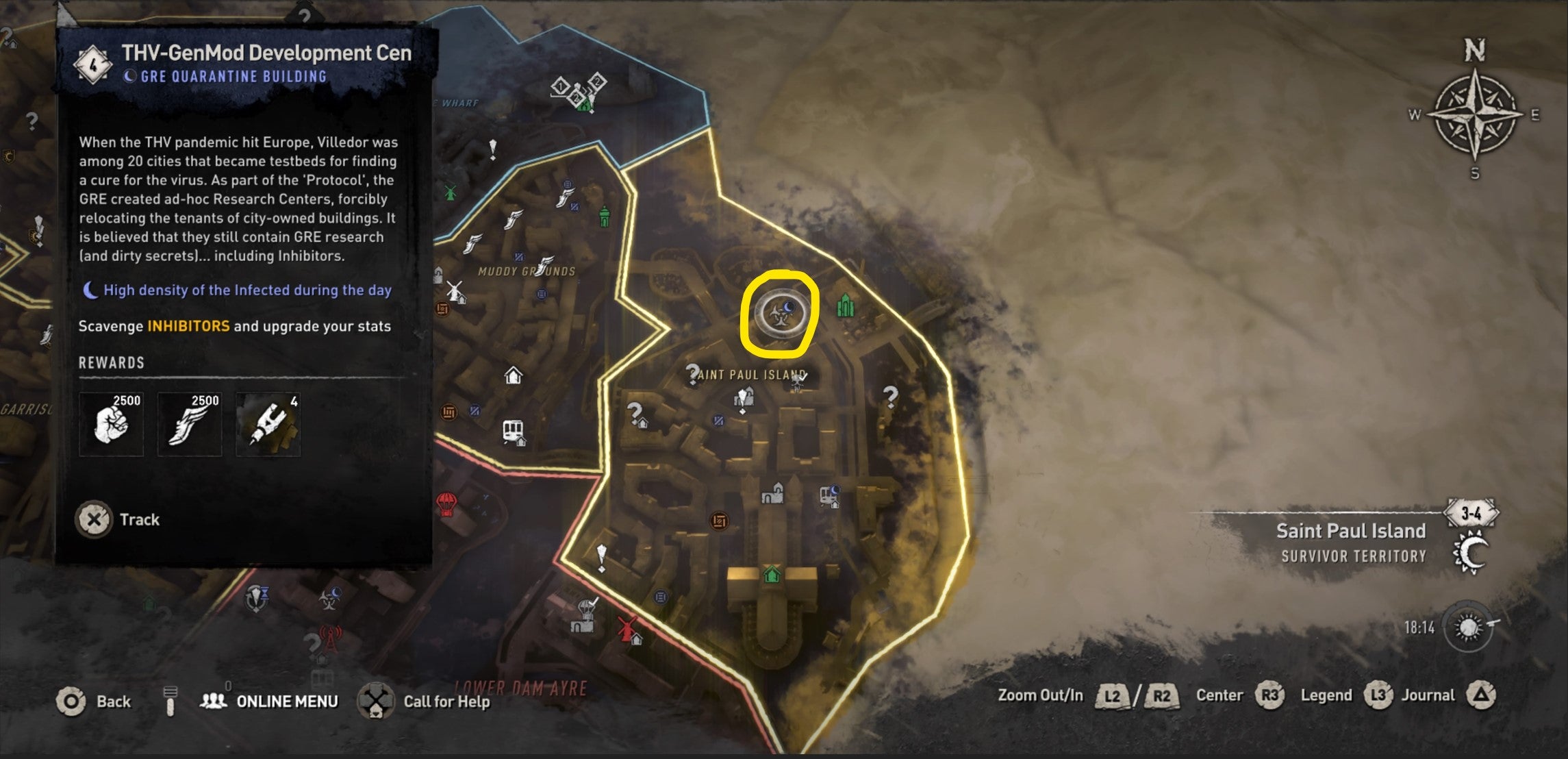 Dying Light 2 GRE Quarantine Locations   How do you complete GRE Facilities  - 85
