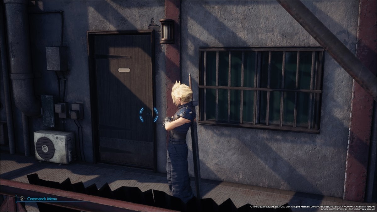 Image for Final Fantasy 7 Remake Intergrade fixes the texture on Cloud's door