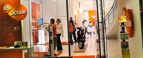 Image for EA Sports Active retail store opens in SF, contains scooter