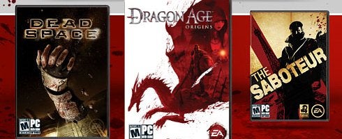 Image for EA weekend special is Dead Space, Saboteur and Dragon Age