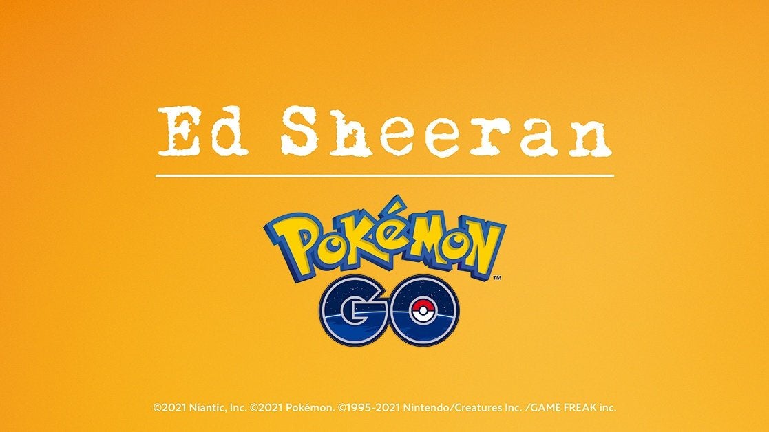 Image for Ed Sheeran is coming to Pokemon Go, for some reason