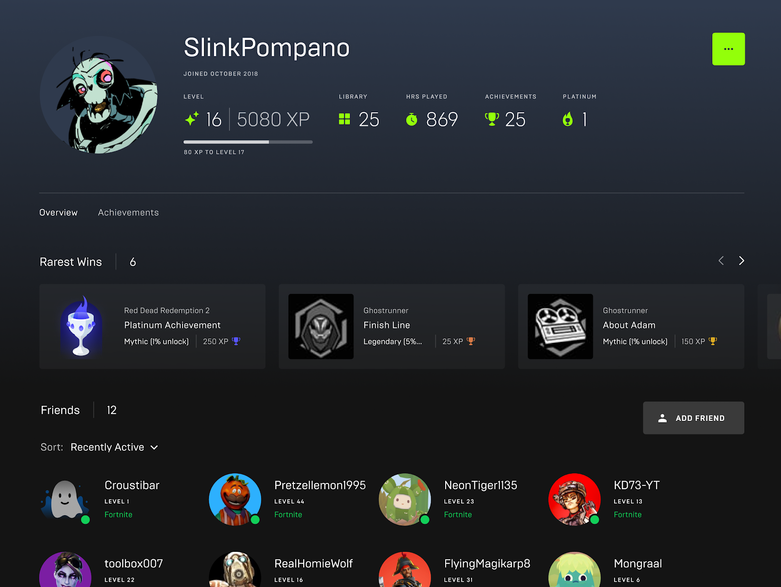 Epic Games Store updating user profiles, adding hover previews and more ...