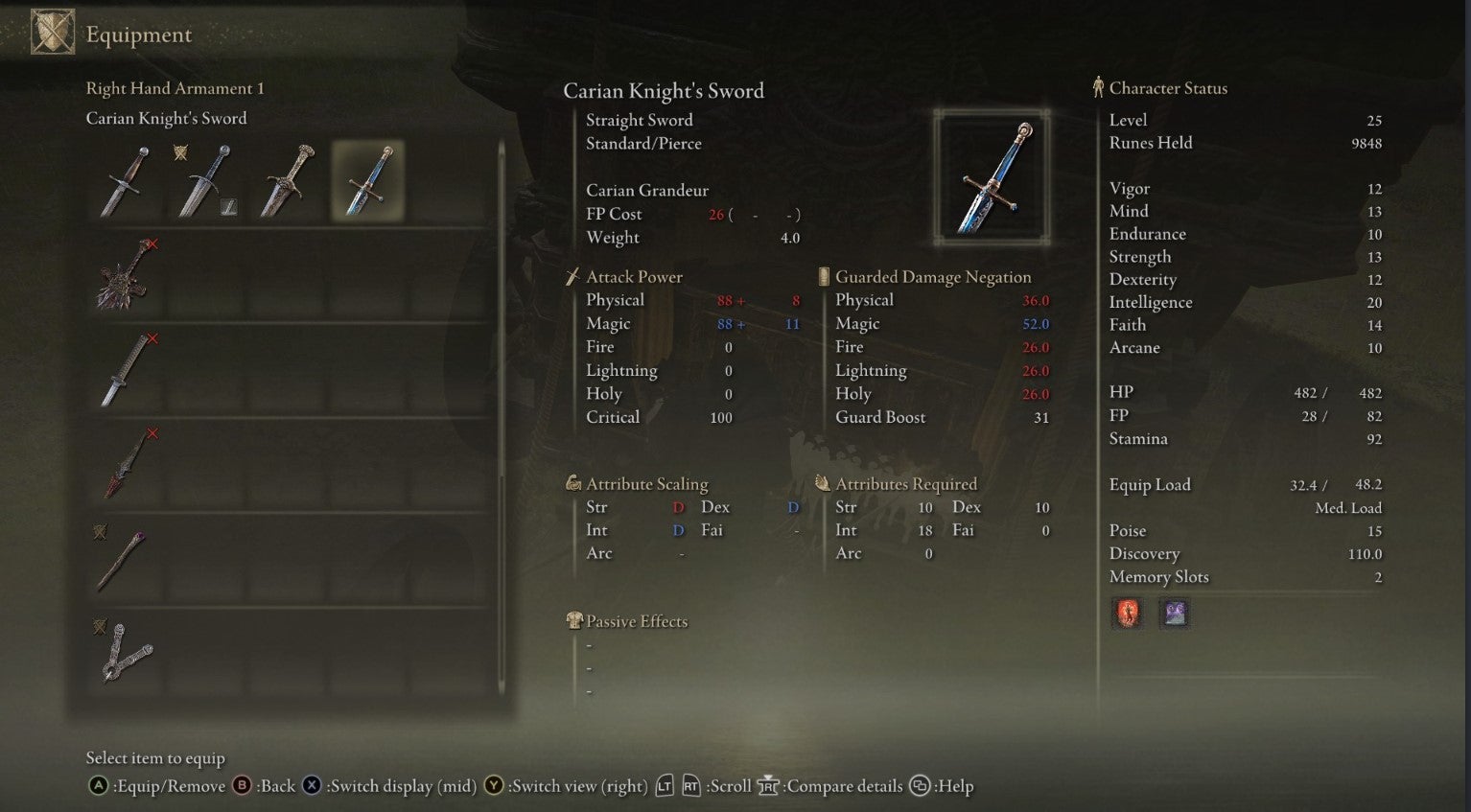 Best Elden Ring Weapons for each stat  and all legendary armaments - 3