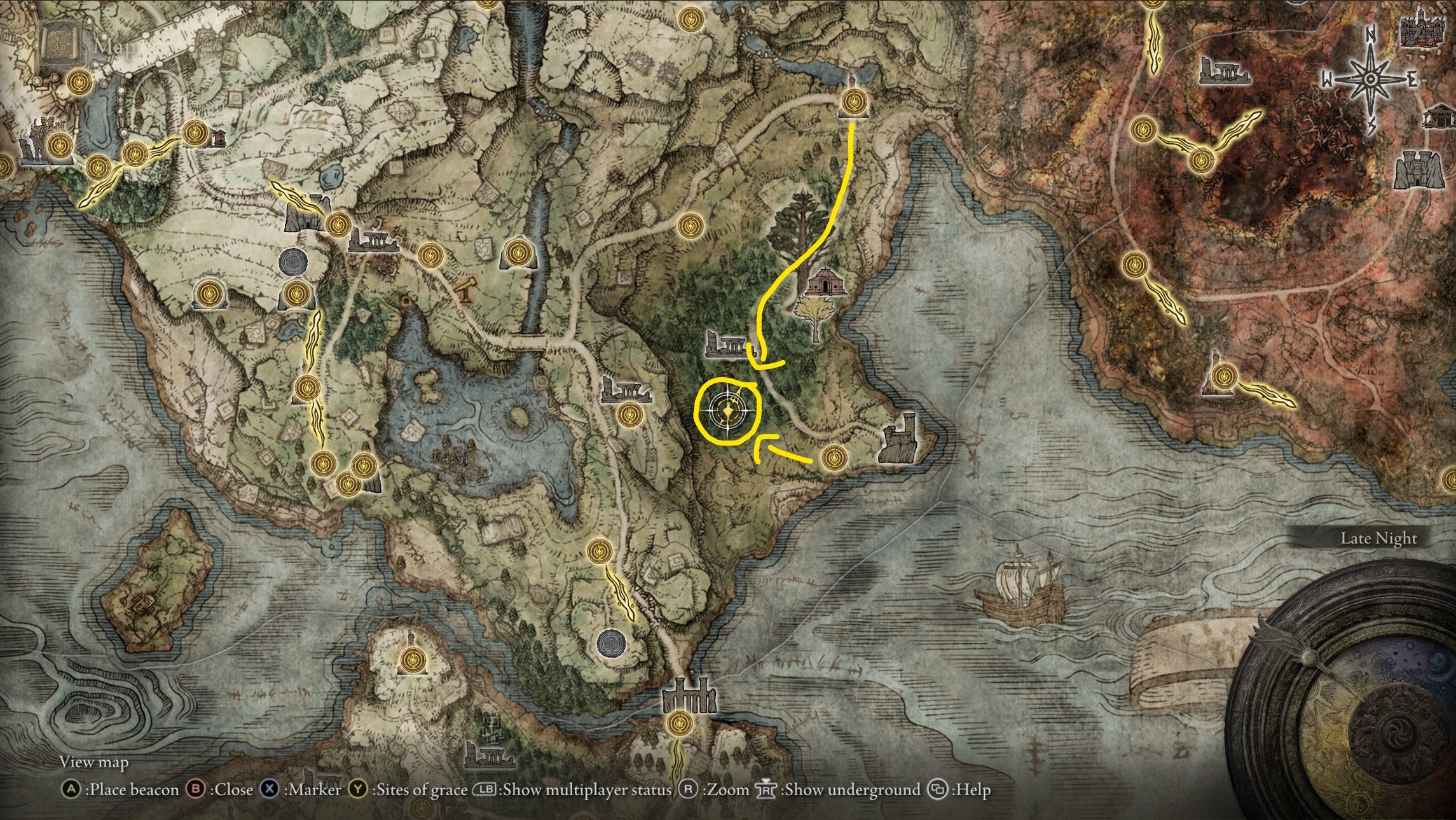 Elden Ring Nokron Location  Where did the falling star land in Limgrave  - 31