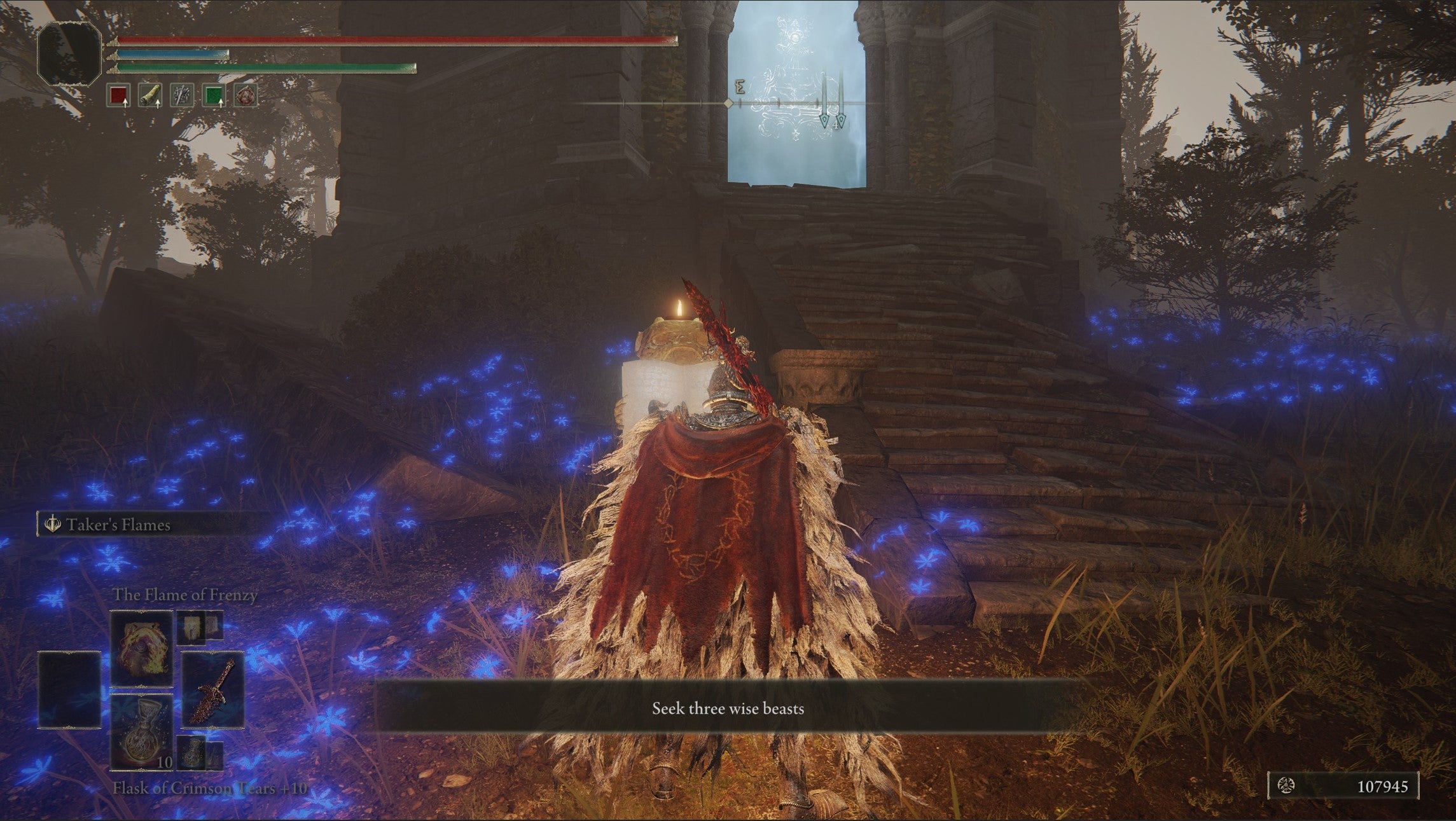 How do you  seek three wise beasts  at Oridys s Rise and in Liurnia in Elden Ring  - 36