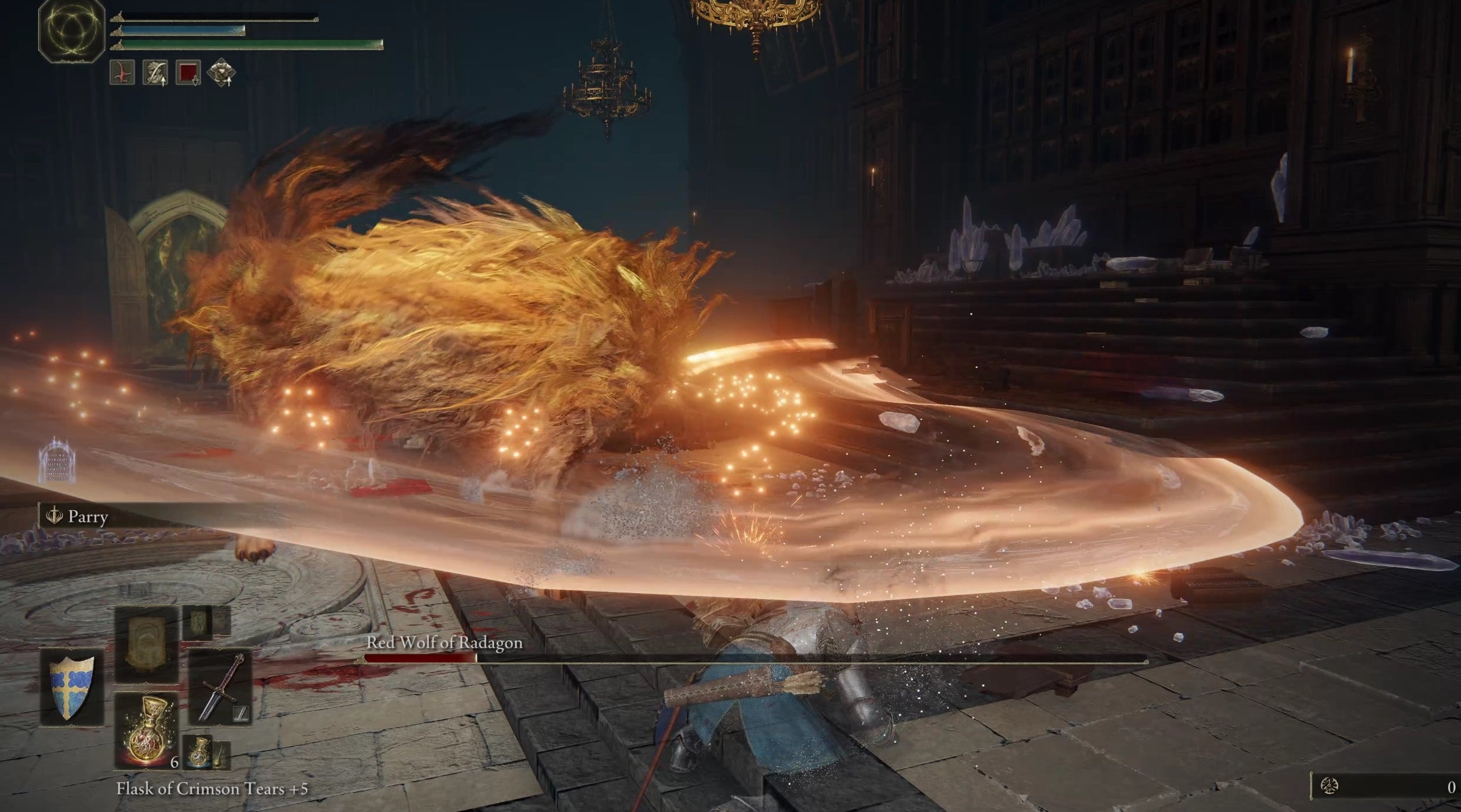 How to easily beat the Red Wolf of Radagon in Elden Ring - 70