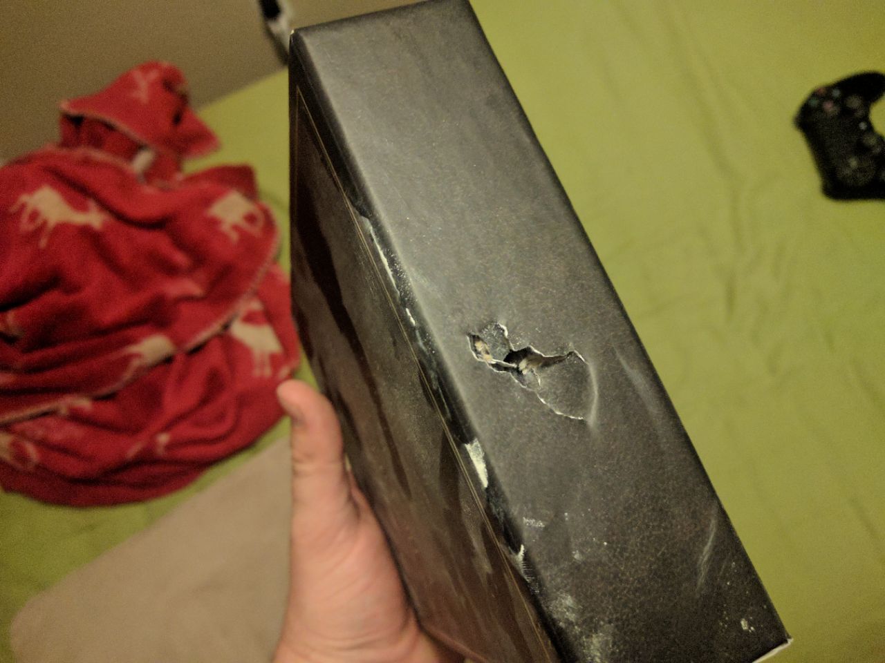 The Elder Scrolls Anthology Game Case Stops A Bullet Saving One Guy S Life Vg247