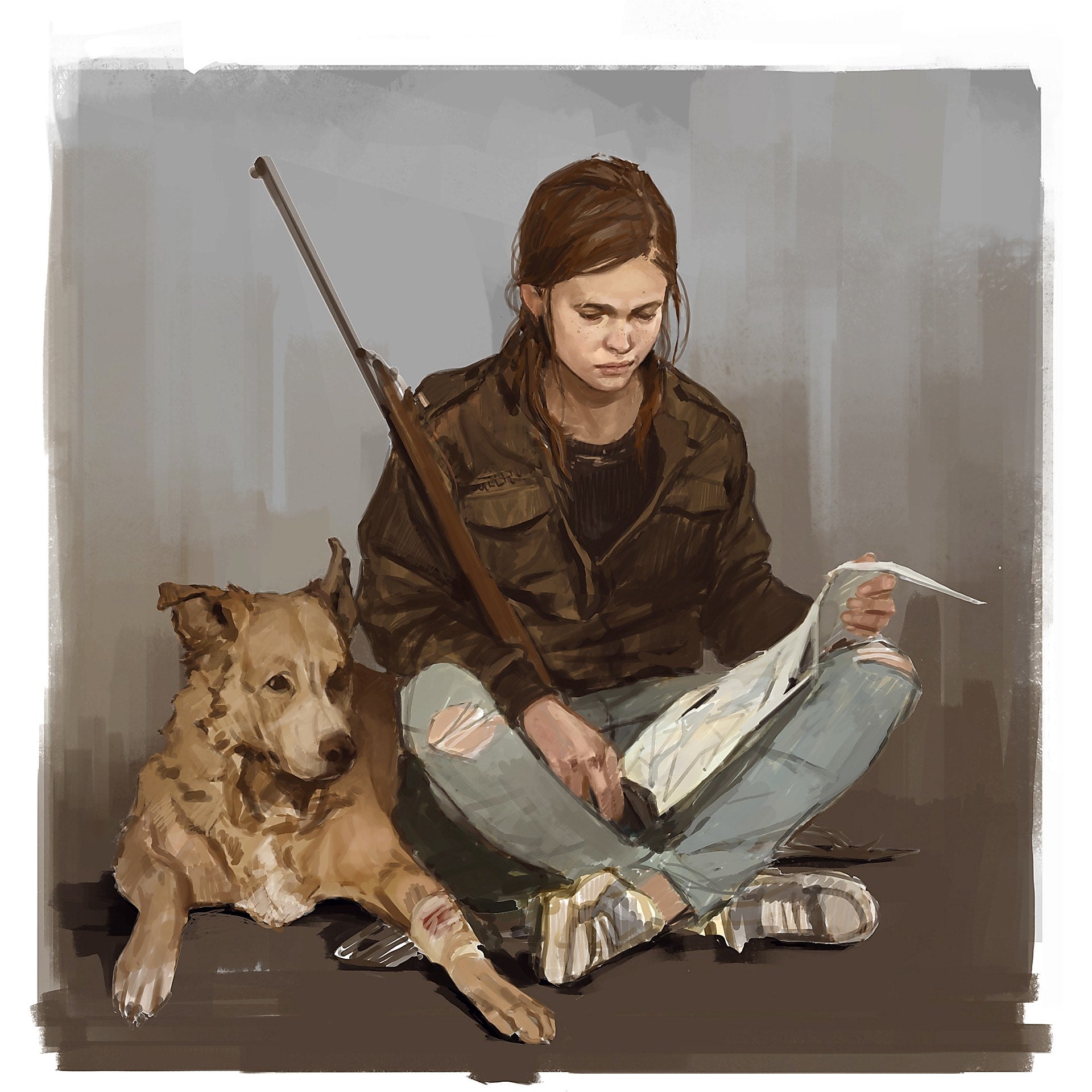 The last of us картина по номерам