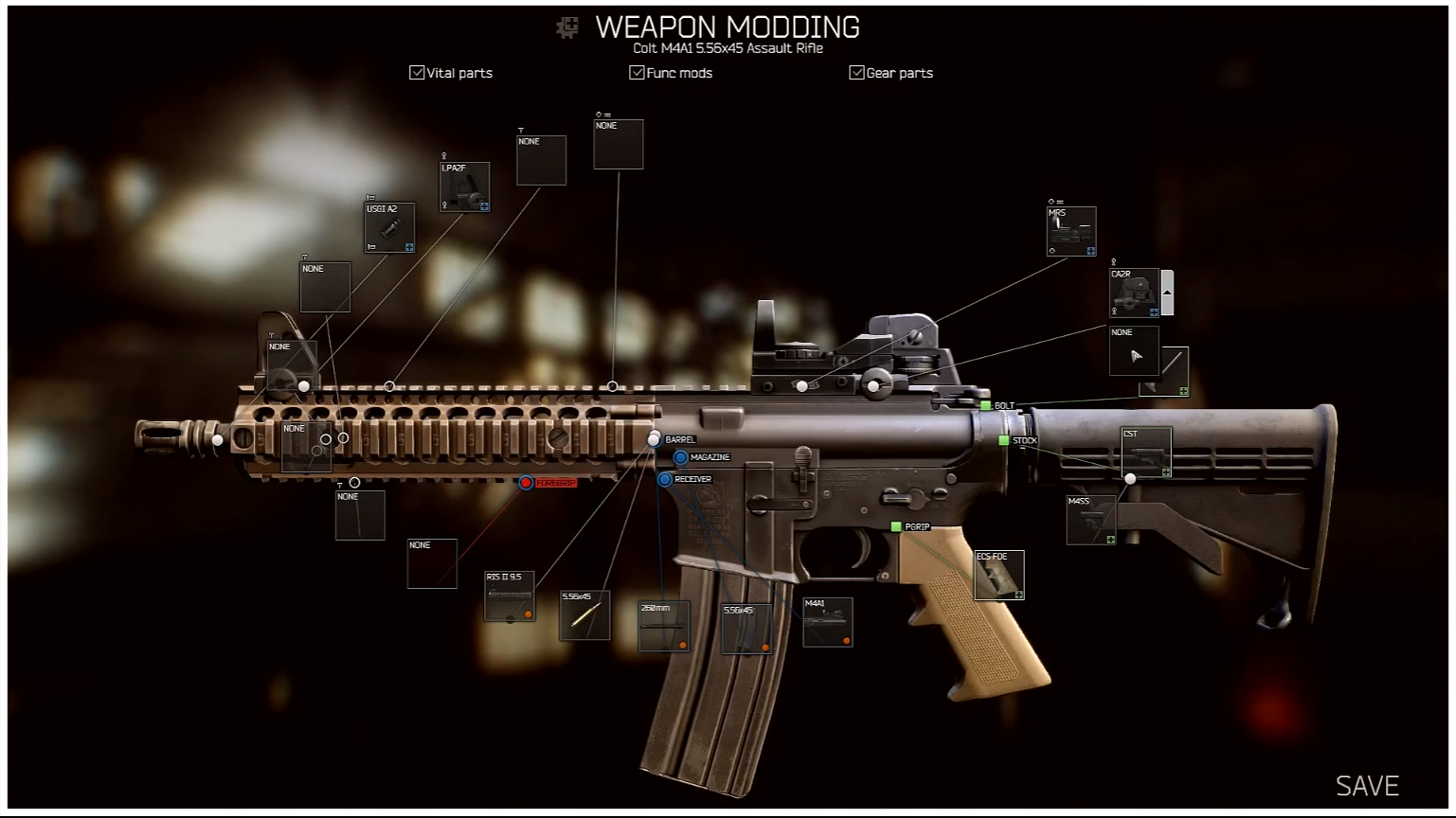Image for Here's another look at extensive weapon customisation in Escape from Tarkov