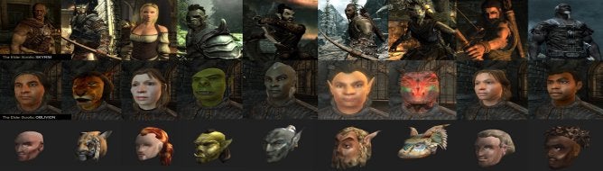 Image for Image shows how far Elder Scrolls characters have come