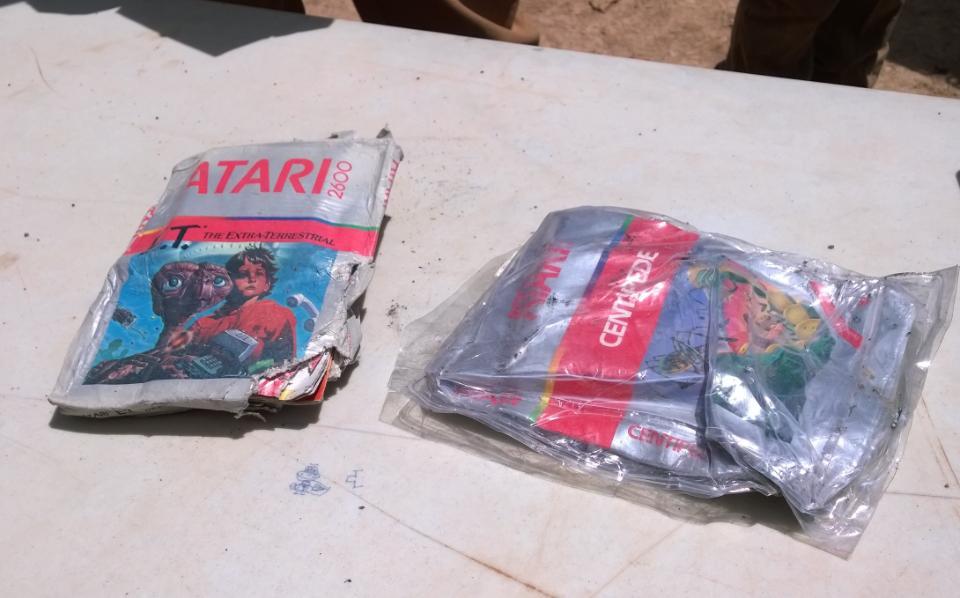 Image for UPDATE: See Microsoft dig up landfilled E.T. Atari cartridges - video