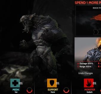 Image for Evolve's monster skill progression appears to have changed at its core