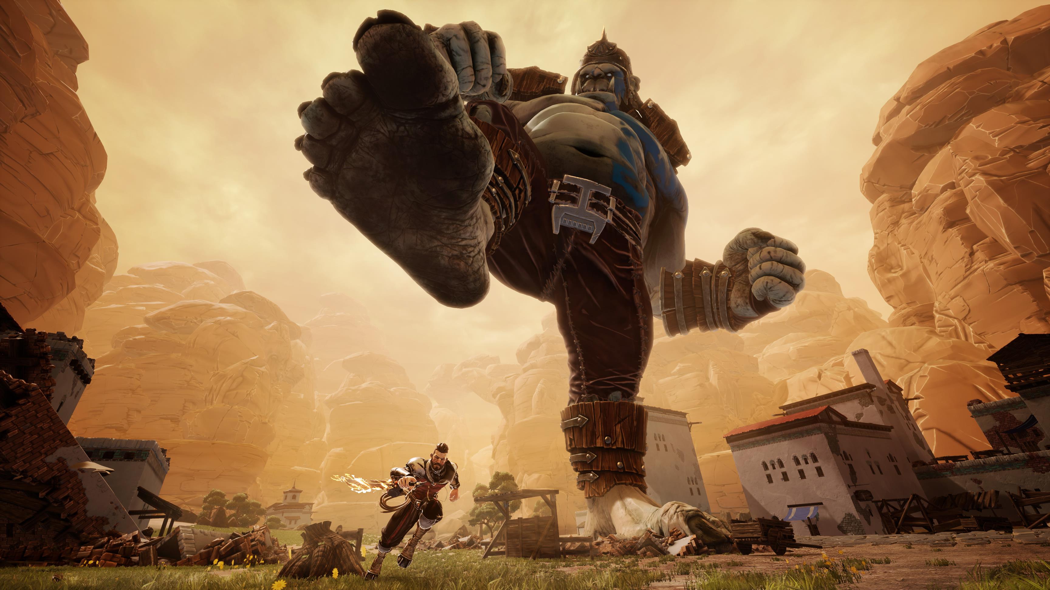 Image for Extinction's E3 gameplay trailer is your giant ogre-killing tutorial