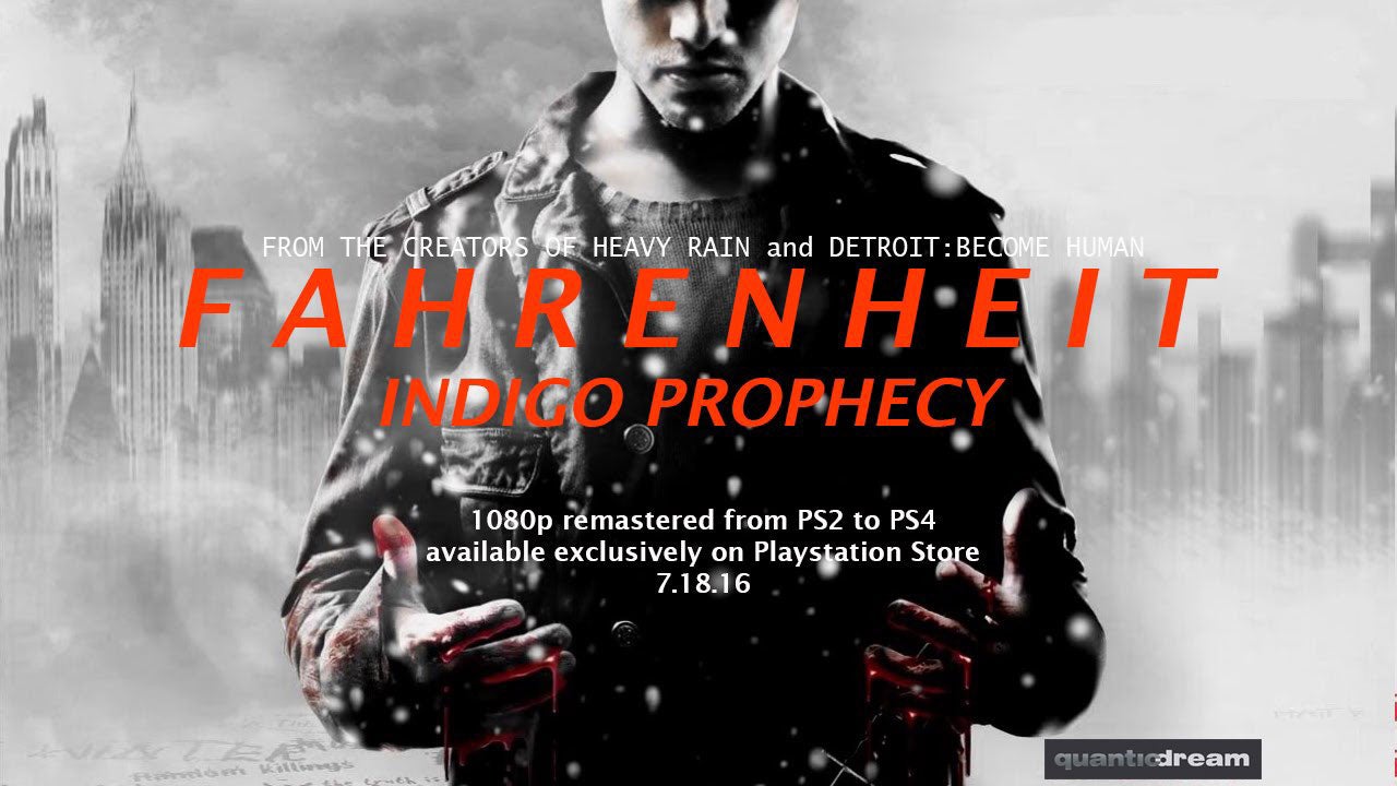 Image for David Cage classic Fahrenheit: Indigo Prophecy hits PS4 next month