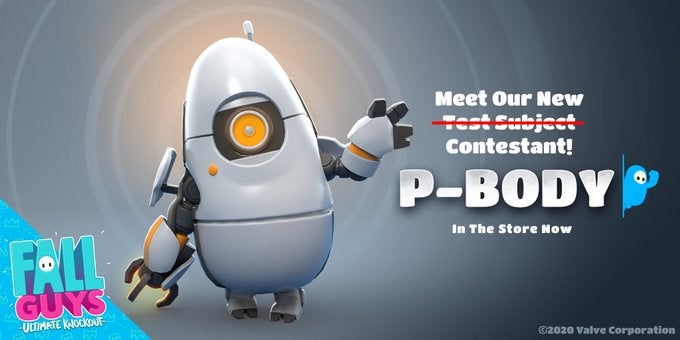 Image for Fall Guys gets a Portal 2 skin, update coming this week with requested features
