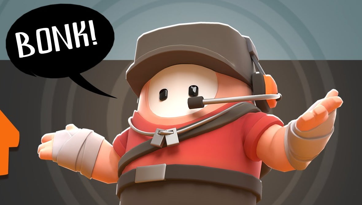 Image for Fall Guys is getting a Team Fortress 2 outfit featuring the Scout
