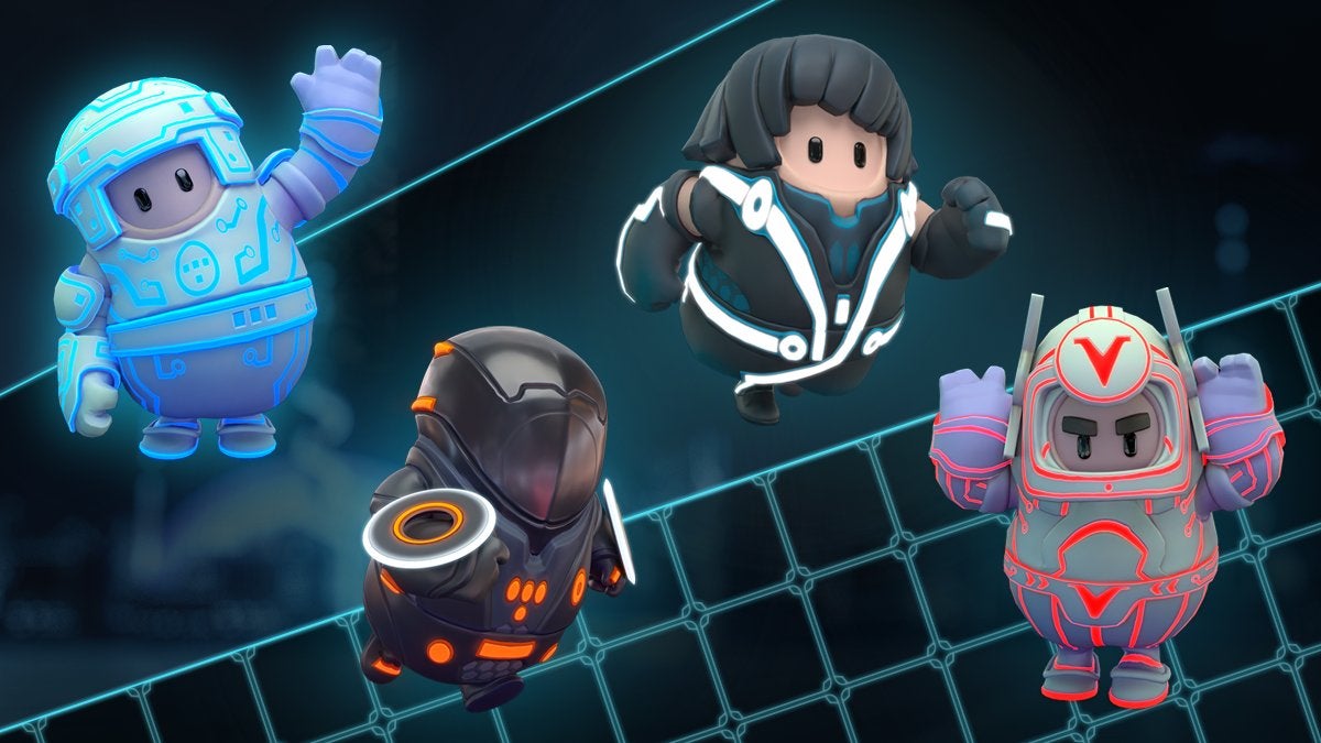 Image for Fall Guys is getting some rather cute Tron skins