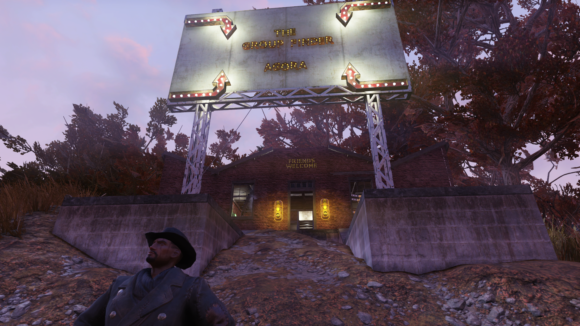 Image for Fallout 76 player sets up a base-camp for the incoming raid