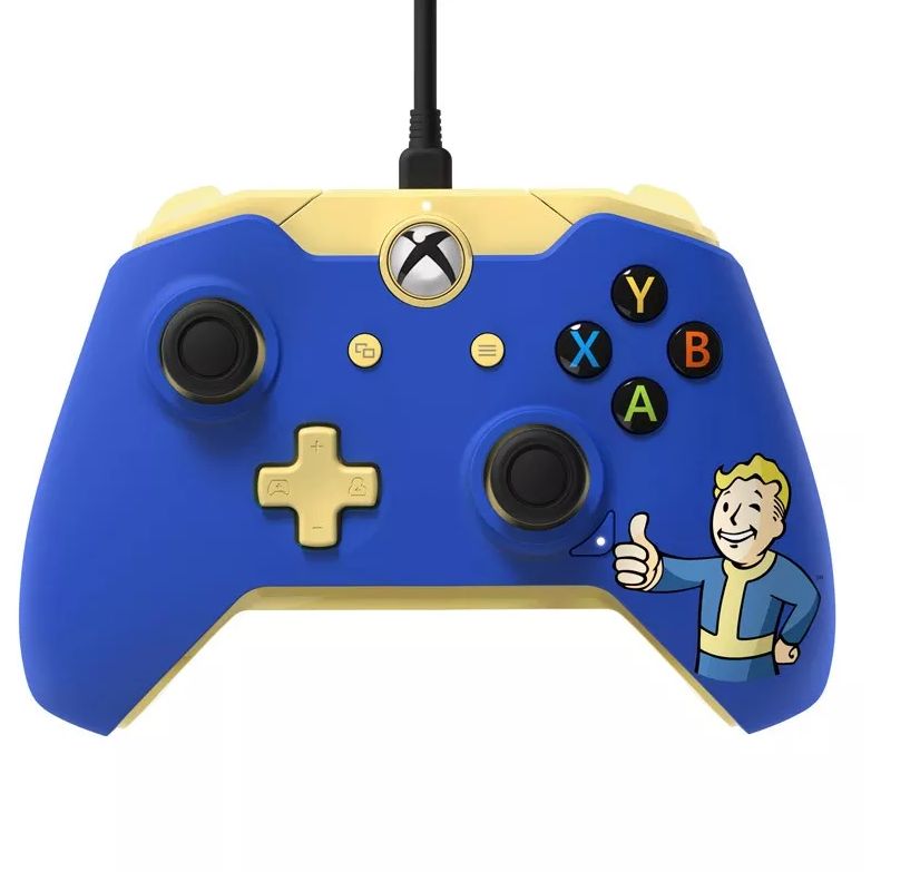 Fallout 4 Xbox One Controller Is Blue Yellow And Features Vault Boy Vg247