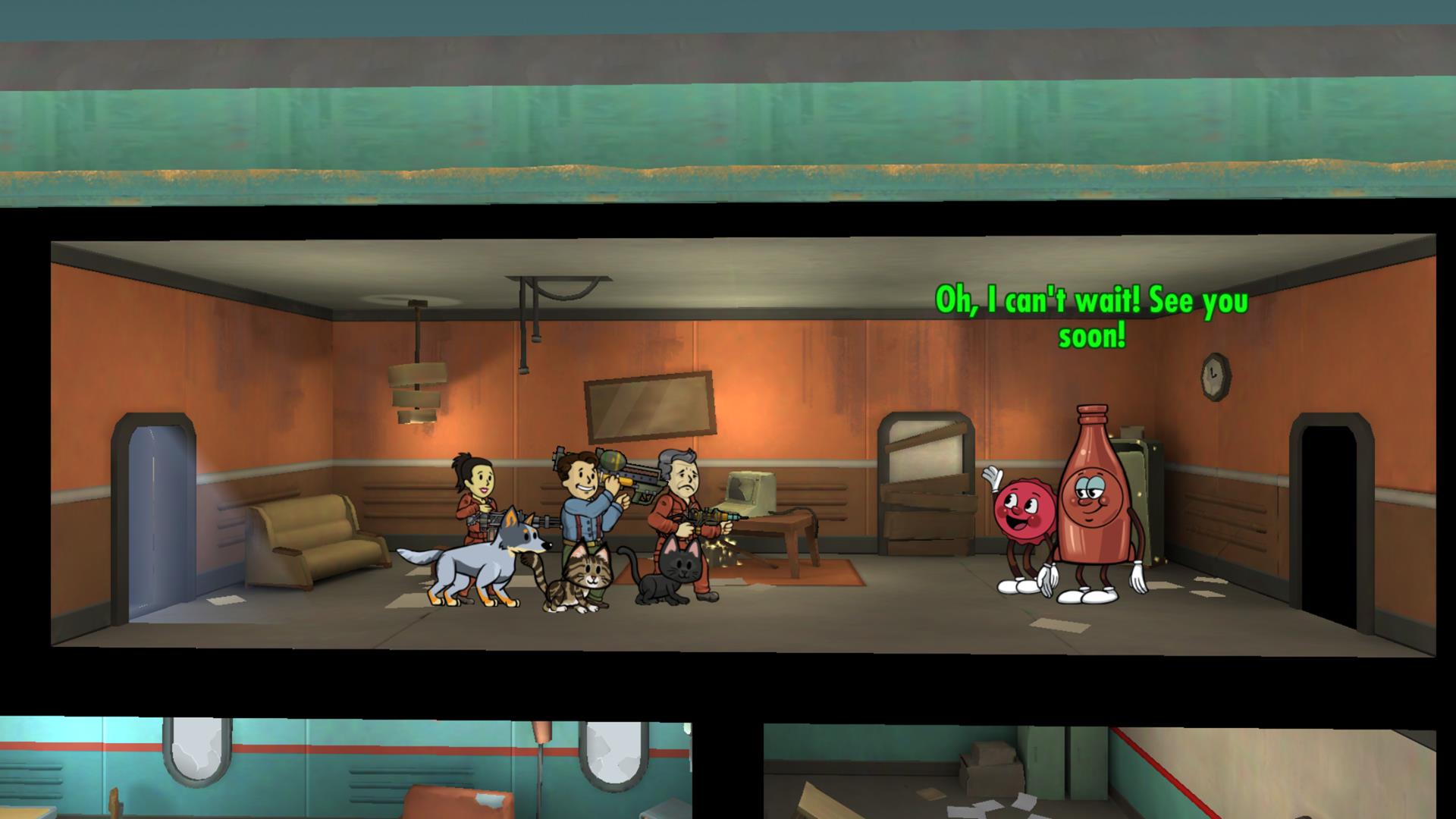 bottle and cappy fallout shelter wiki