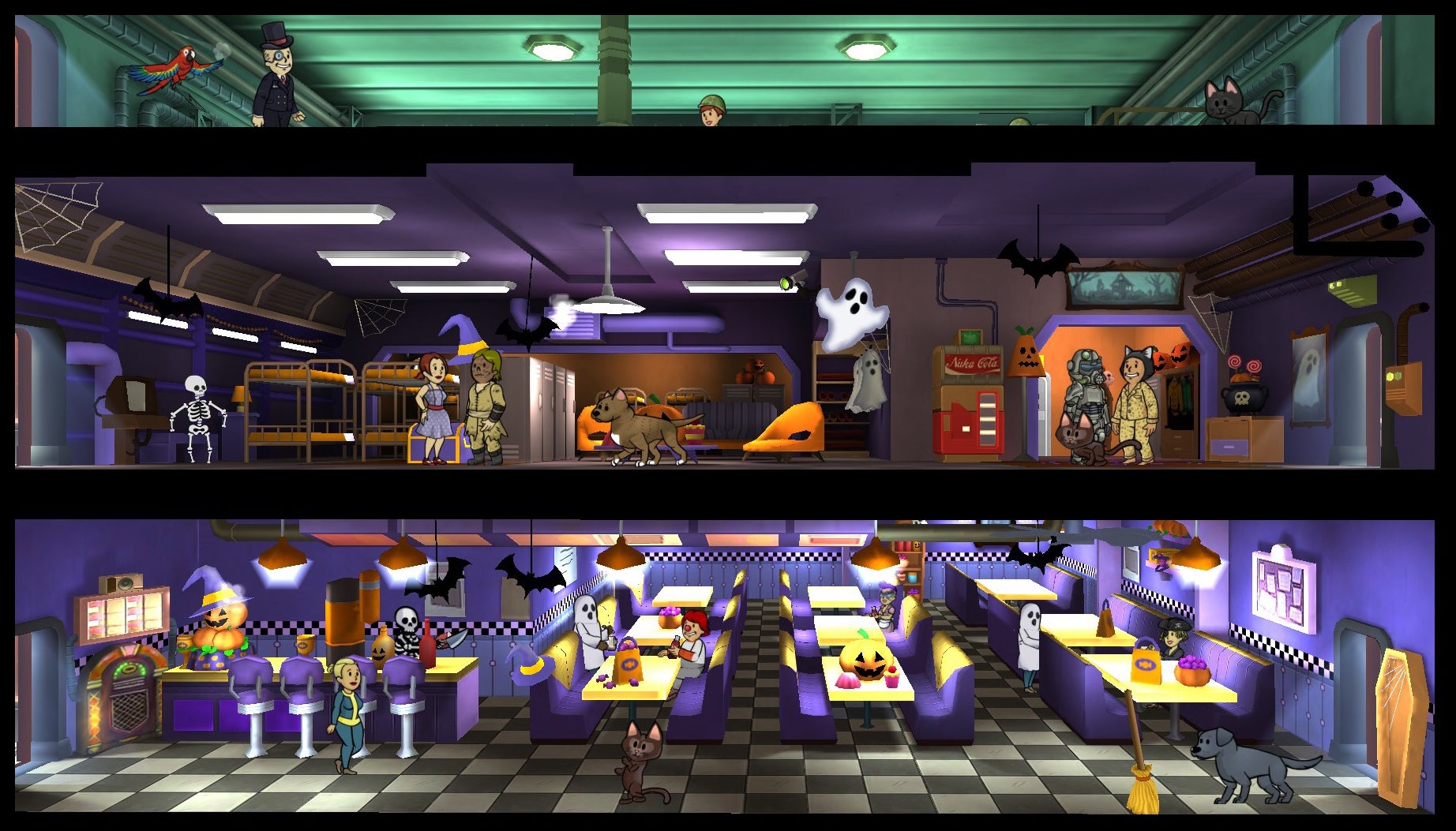 Image for Fallout Shelter update adds faction themes, holiday celebrations, more quests