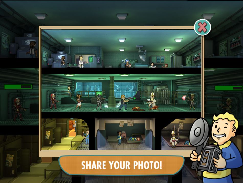 Image for Photo Mode added to Fallout Shelter, expectant mothers finally dropping cubs