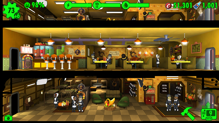Image for Fallout Shelter update adds new location, Thanksgiving celebrations, more