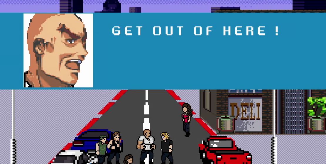 Image for Here's what a Fast and the Furious 8-bit game may have looked like 