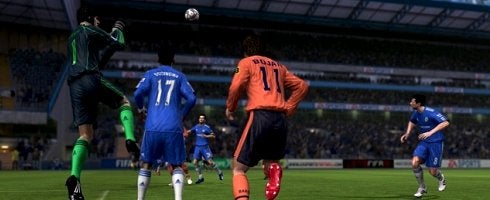 Image for FIFA 10 screens show balls, men running, balls being kicked