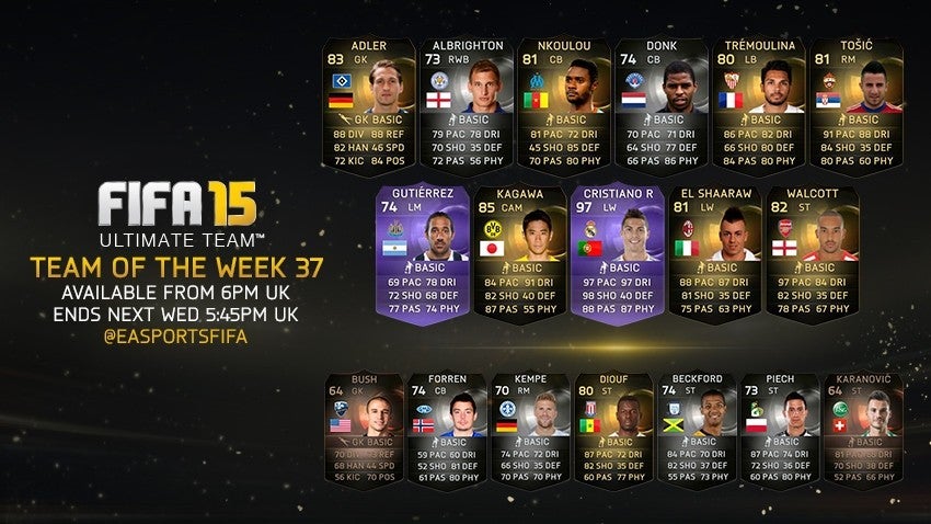 Image for FIFA Ultimate Team: week of May 27 players available along with Team of the Season update