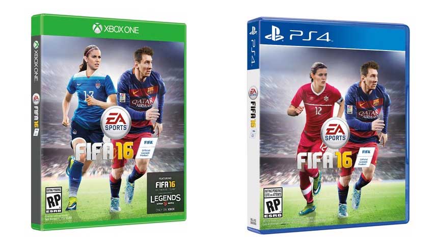 Image for Australia, Canada and US FIFA 16 covers acknowledge existence of women