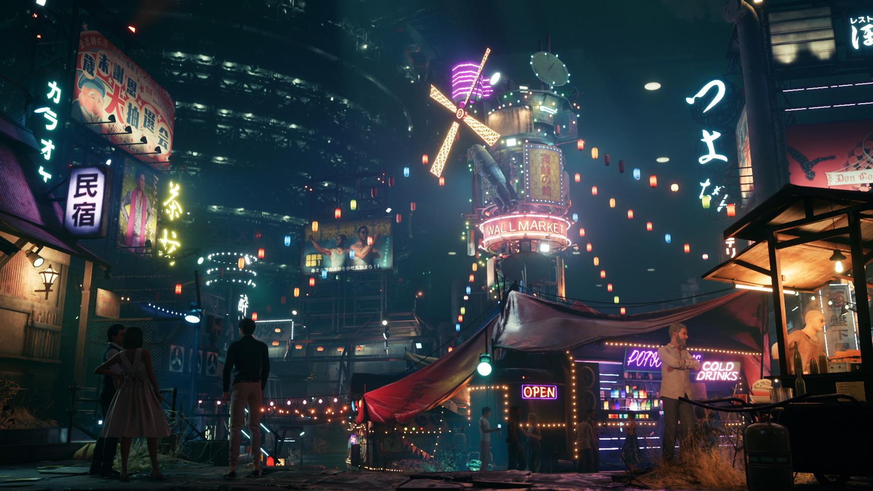 Image for Final Fantasy 7 Remake: get a good look at Wall Market, Honeybee Inn and more in new screens