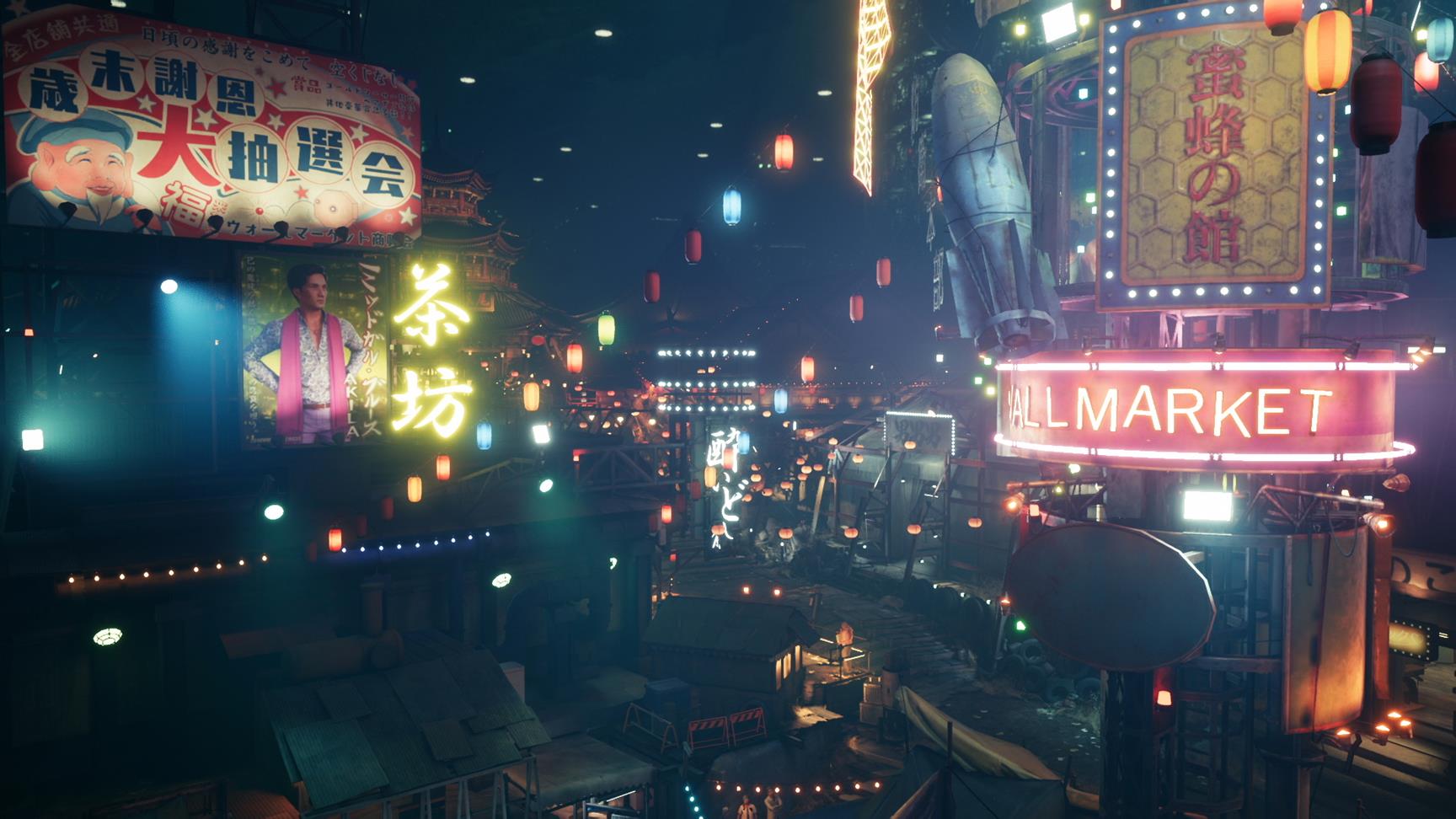 Final Fantasy 7 Remake  get a good look at Wall Market  Honeybee Inn and more in new screens - 78