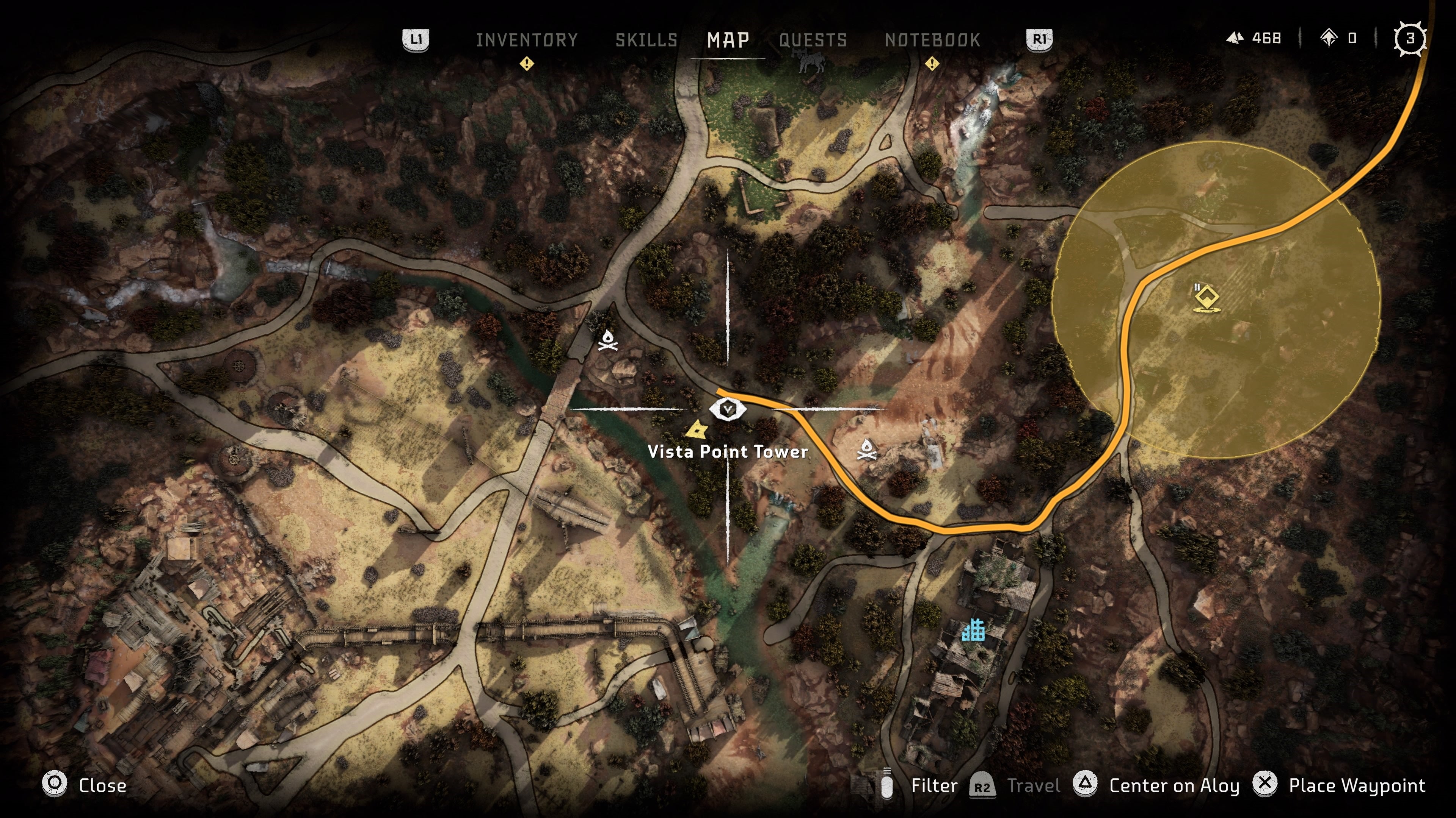 Horizon Forbidden West Vista Points  Locations and Solutions - 85