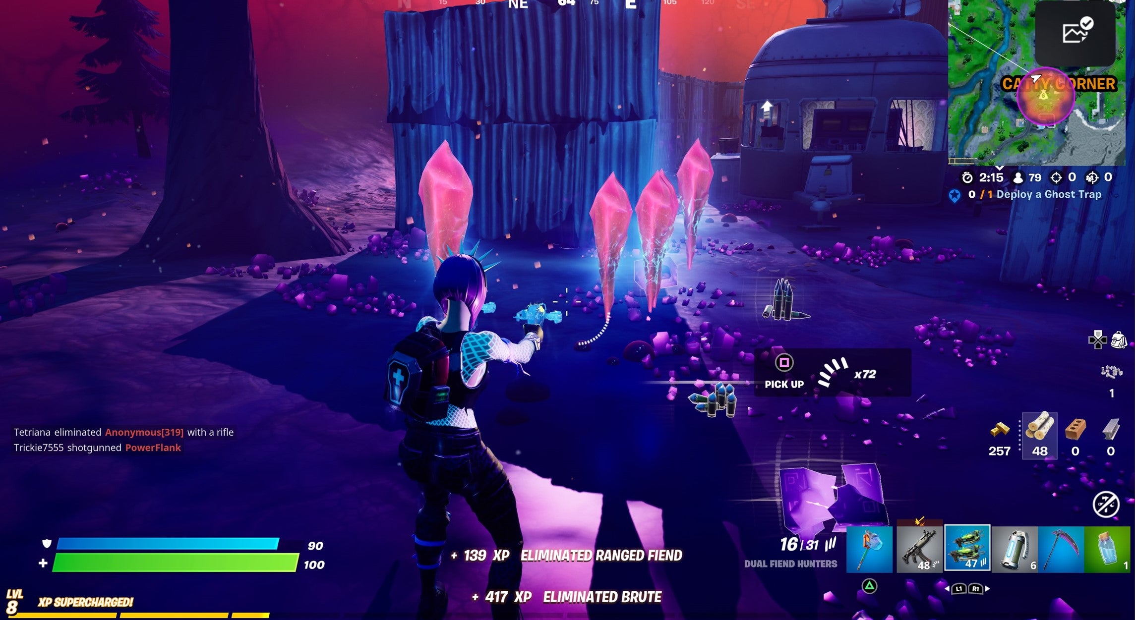 Fortnite Ariana Grande Monster Hunter Quests  How to reveal the Command Symbol - 28