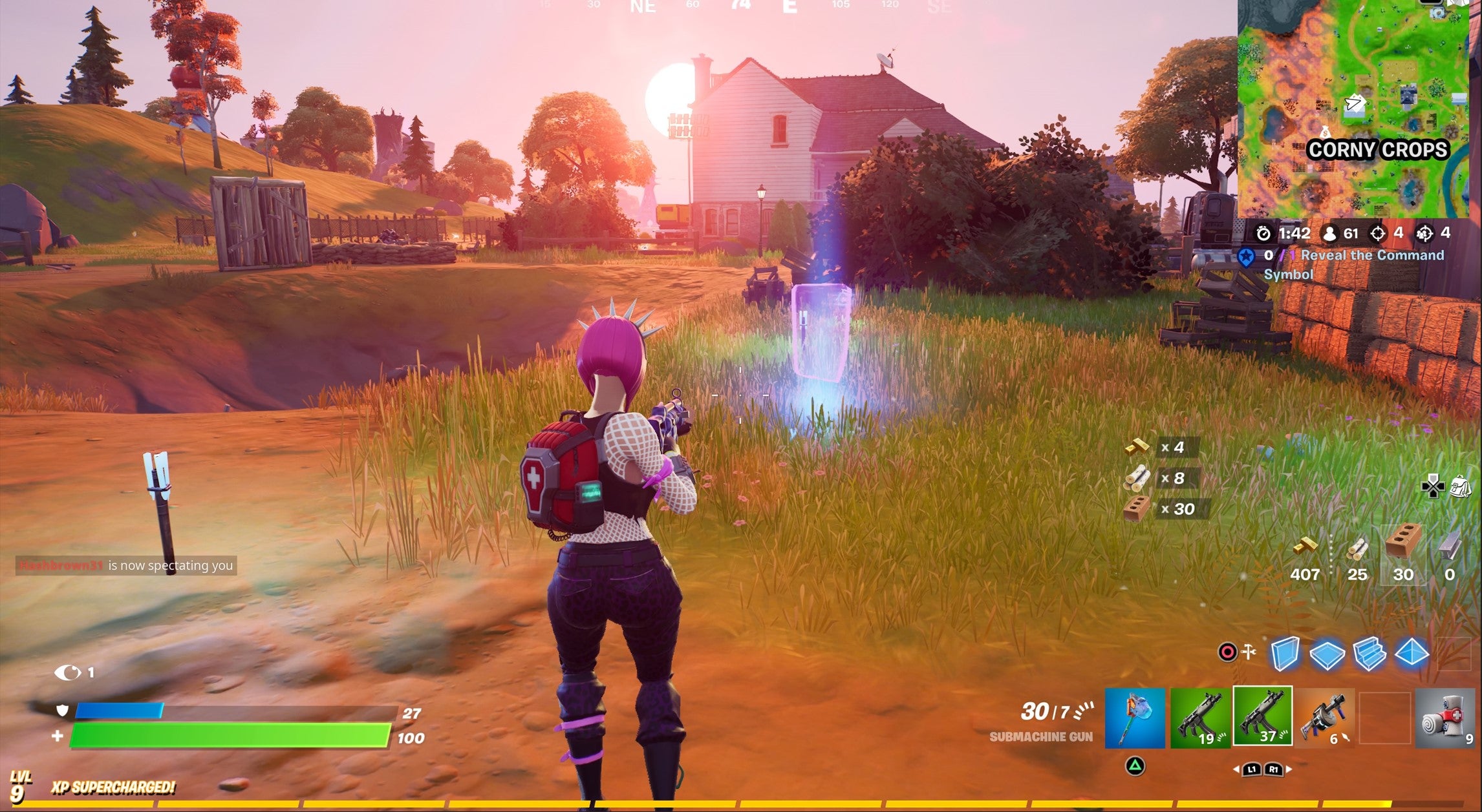 Fortnite Ariana Grande Monster Hunter Quests  How to reveal the Command Symbol - 90