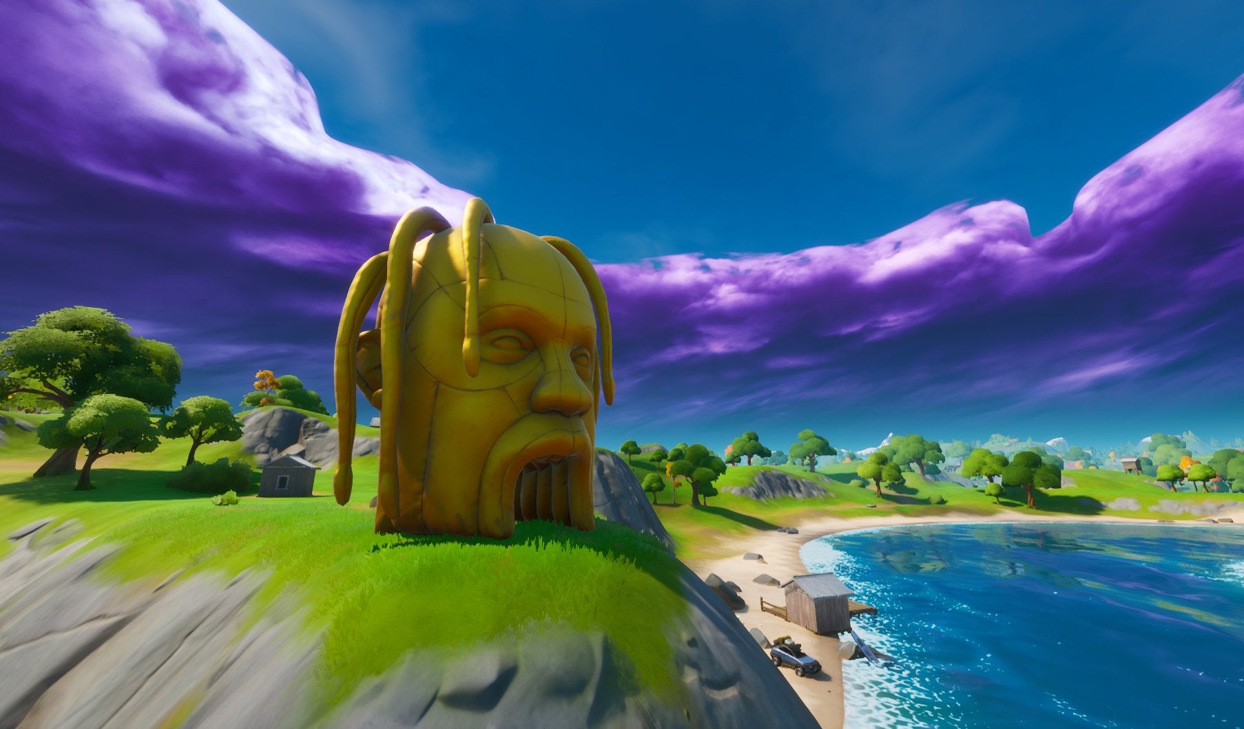 Image for Fortnite: Where to find the giant Astro heads