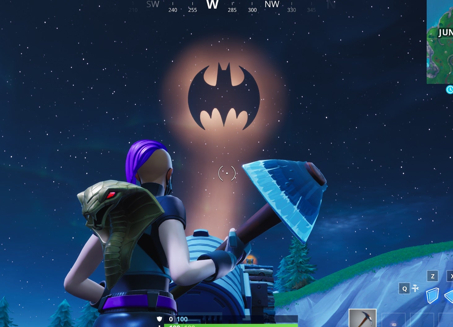 Image for Fortnite: Light up different Bat Signals outside of Gotham City