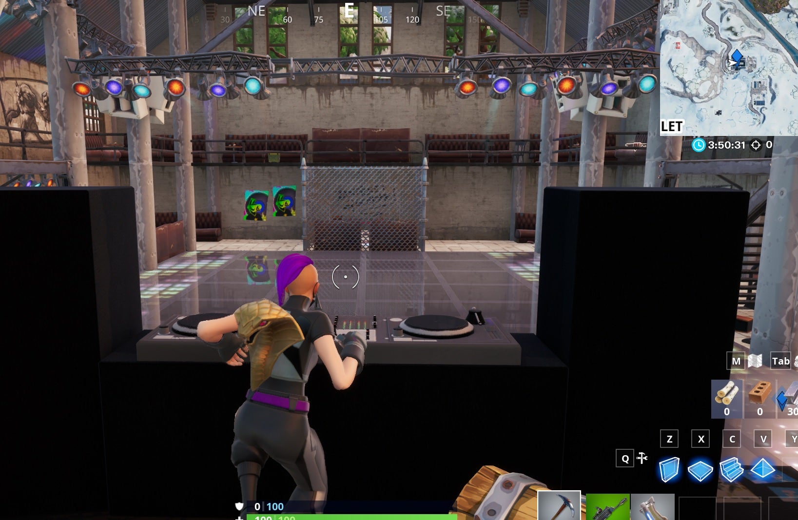 Image for Fortnite: dance behind the DJ booth at a club with the Y0ND3R outfit