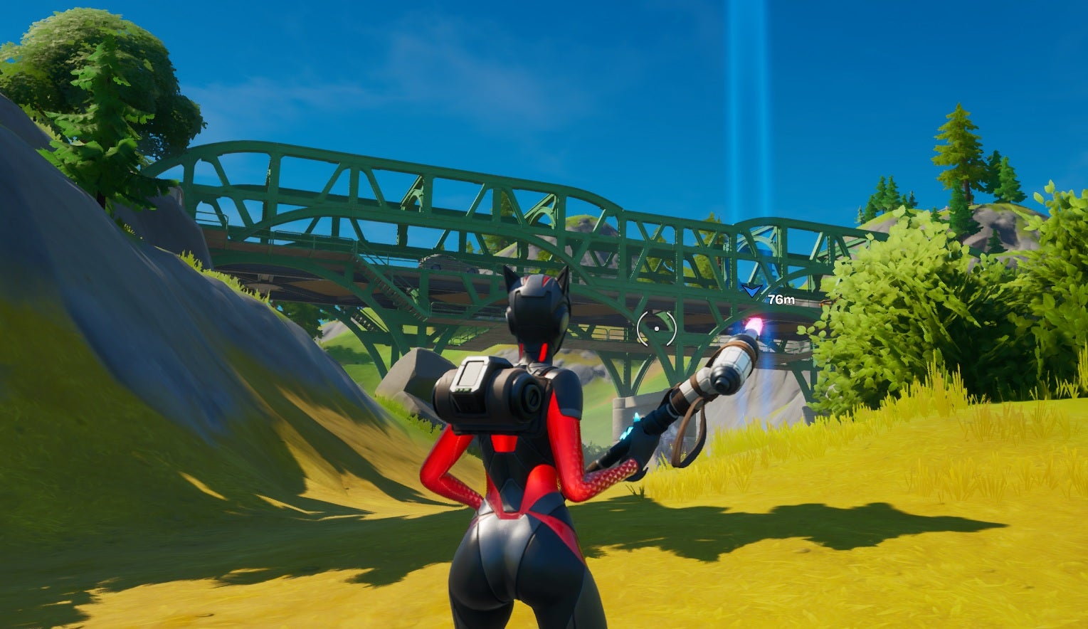 Image for Fortnite: Chapter 2 - Dance at the green, yellow and red steel bridges