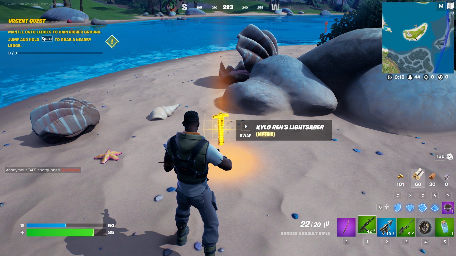 Where do you find lightsabers in Fortnite  - 37
