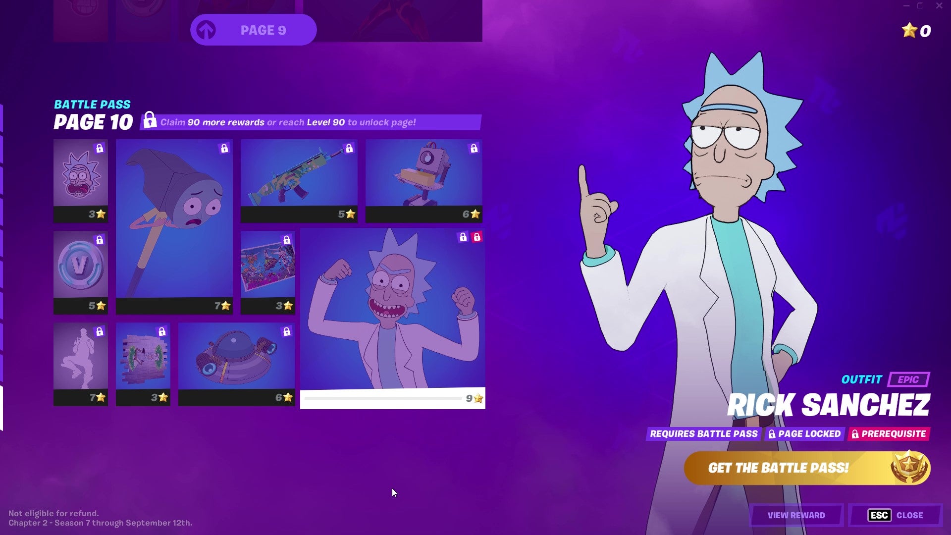 Fortnite Season 7 New Battle Pass Skins Rick Morty Superman Vg247