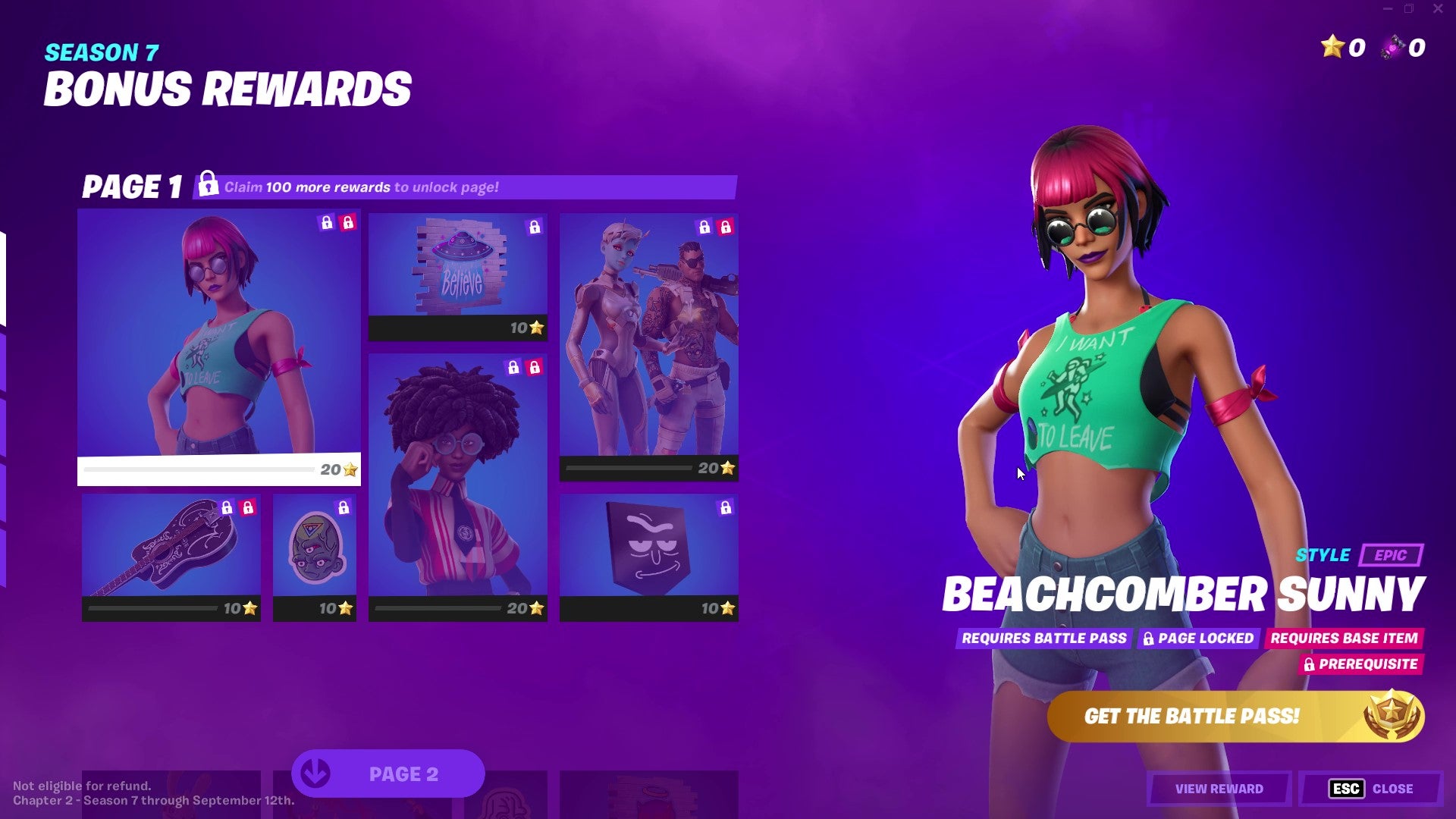 Fortnite Season 7  new Battle Pass skins   Rick   Morty  Superman - 98