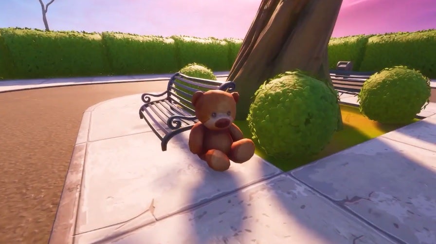 Image for Fortnite: Destroy Teddy Bears at Holly Hedges